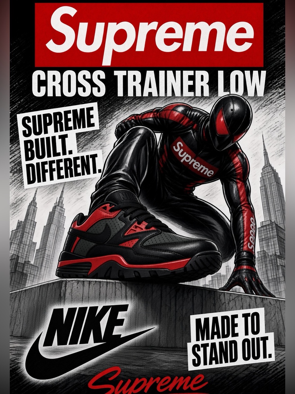 Supreme F’21 Nike Cross Trainer Low Men’s size 8